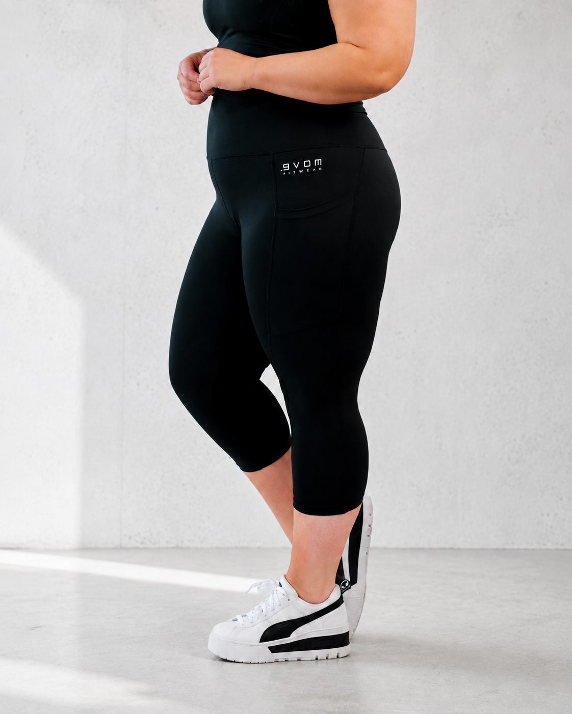 ERA One High Rise Compression Tights - 7/8 | by Evom Fitwear