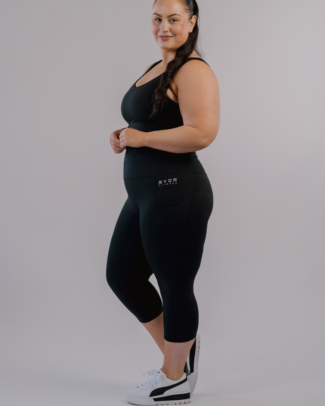 ERA One High Rise Compression Tights - 7/8 | by Evom Fitwear