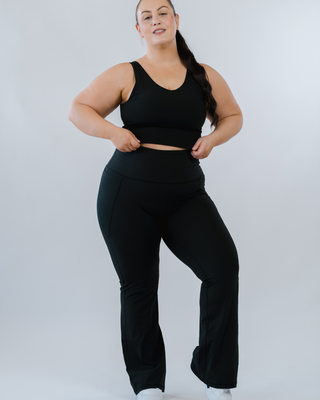 High Rise CoreShape Flares Tall | by Evom Fitwear