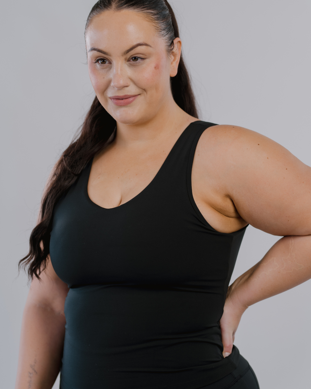 The Singlet Bra - Black