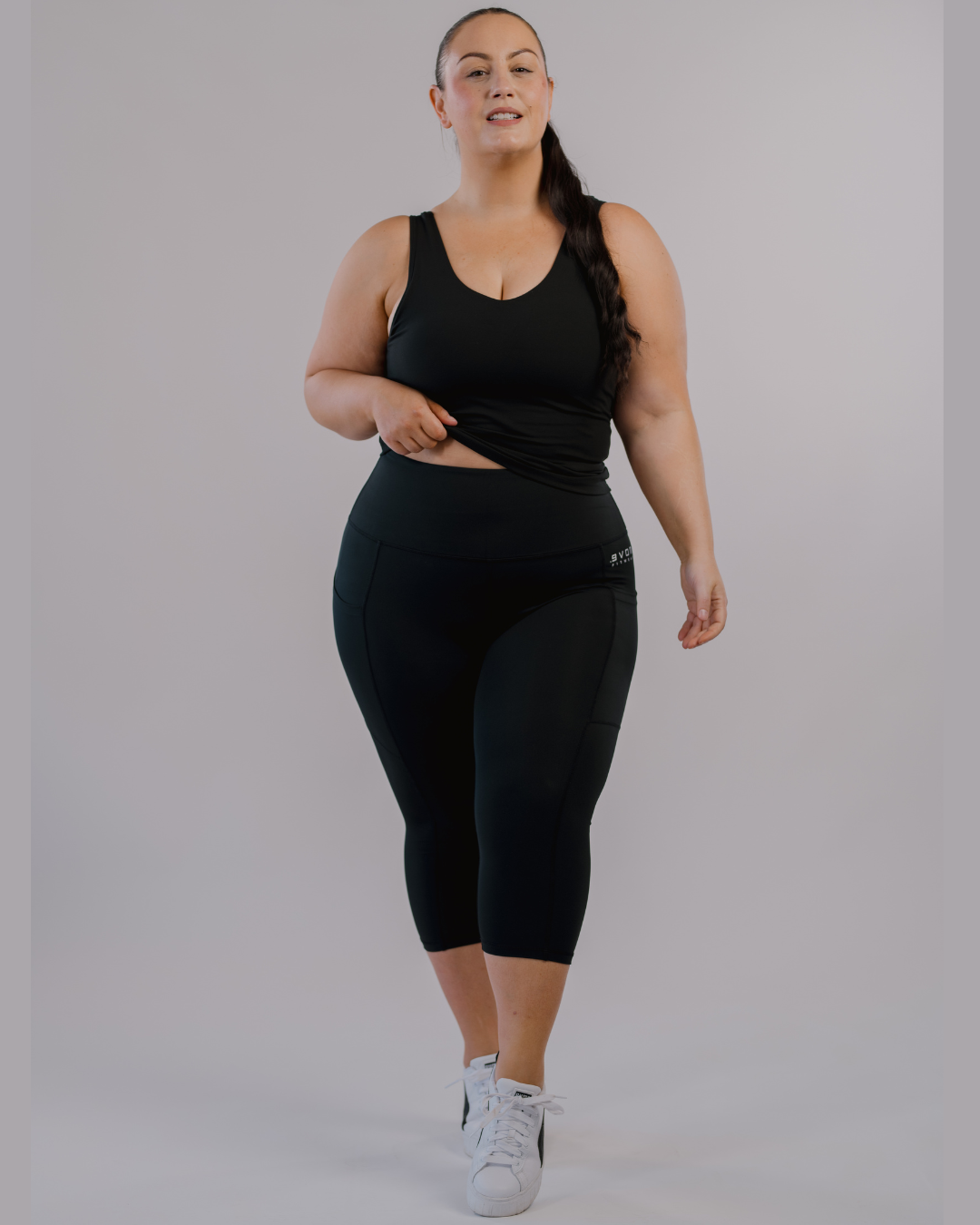 ERA One High Rise Compression Tights - 7/8 | by Evom Fitwear