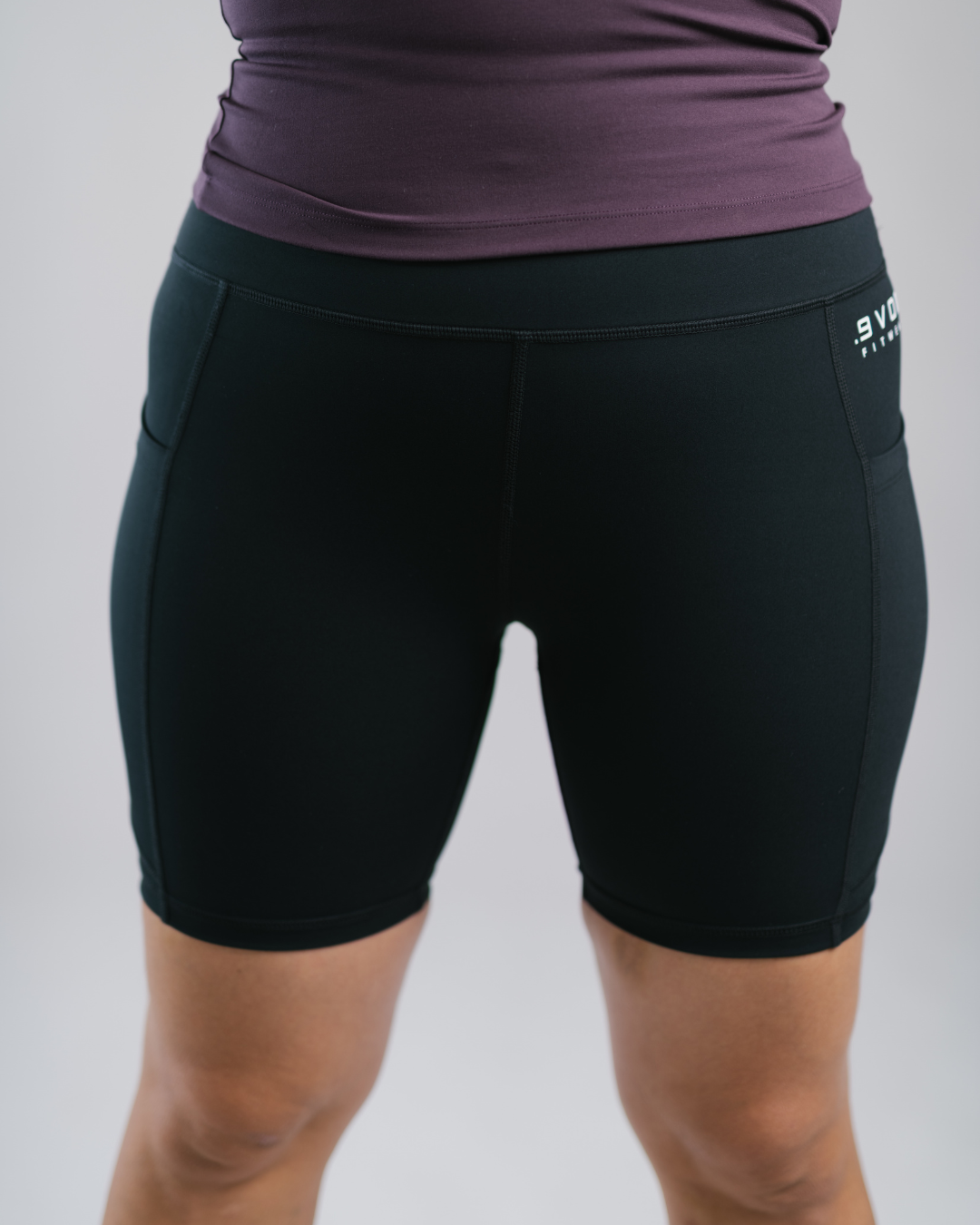 ERA One High Rise Compression Biker Shorts | by Evom Fitwear