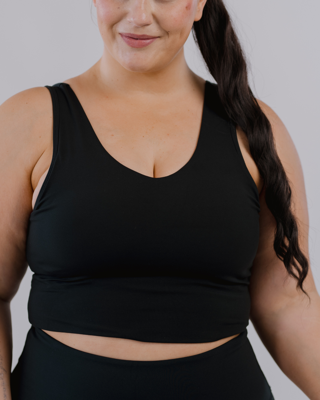 The Singlet Bra - Black