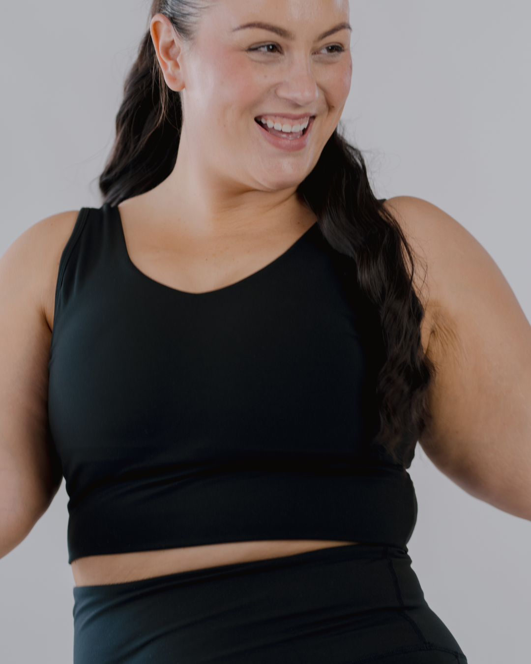 The Singlet Bra - Black