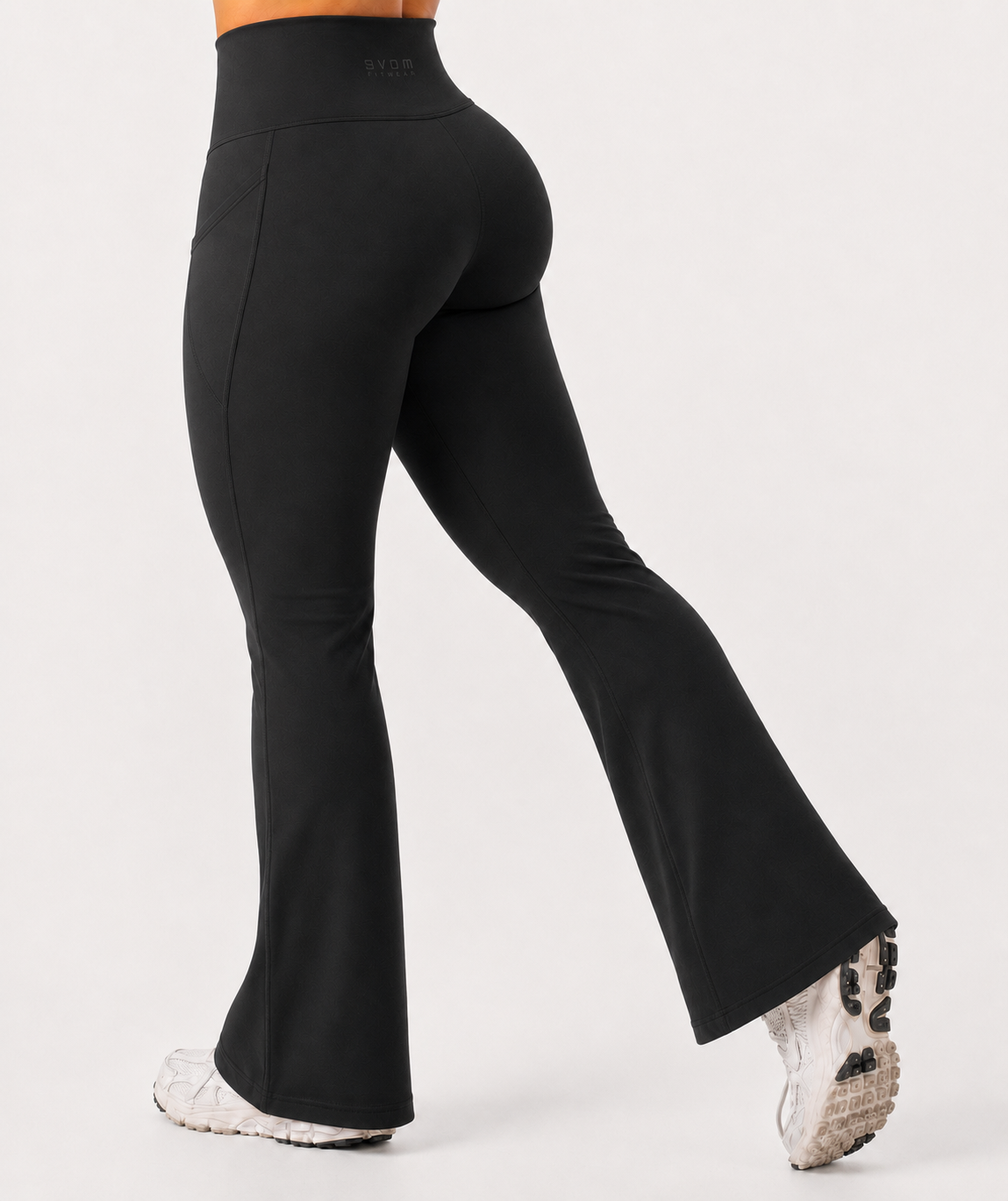 High Rise Core Shape Flares Shortie | by Evom Fitwear