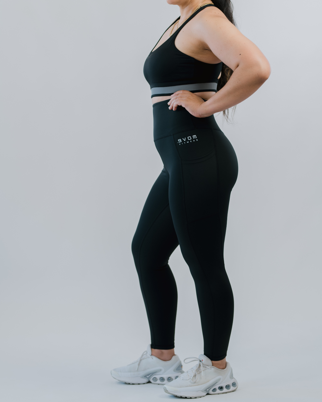 ERA One High Rise Compression Tights - Full Length | by Evom Fitwear