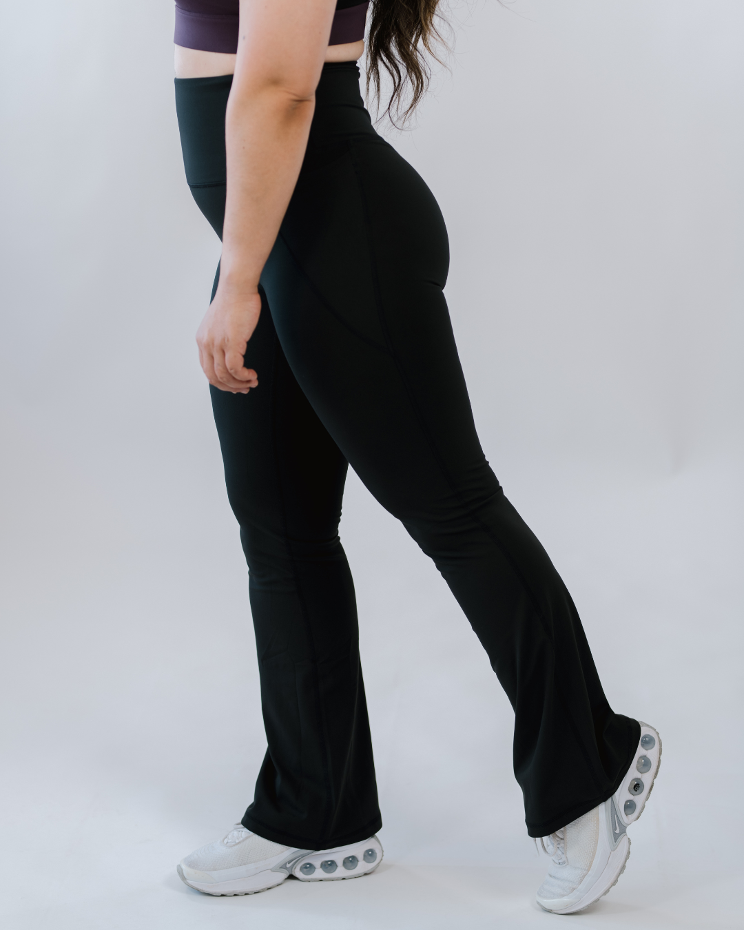 High Rise Core Shape Flares Shortie| by Evom Fitwear