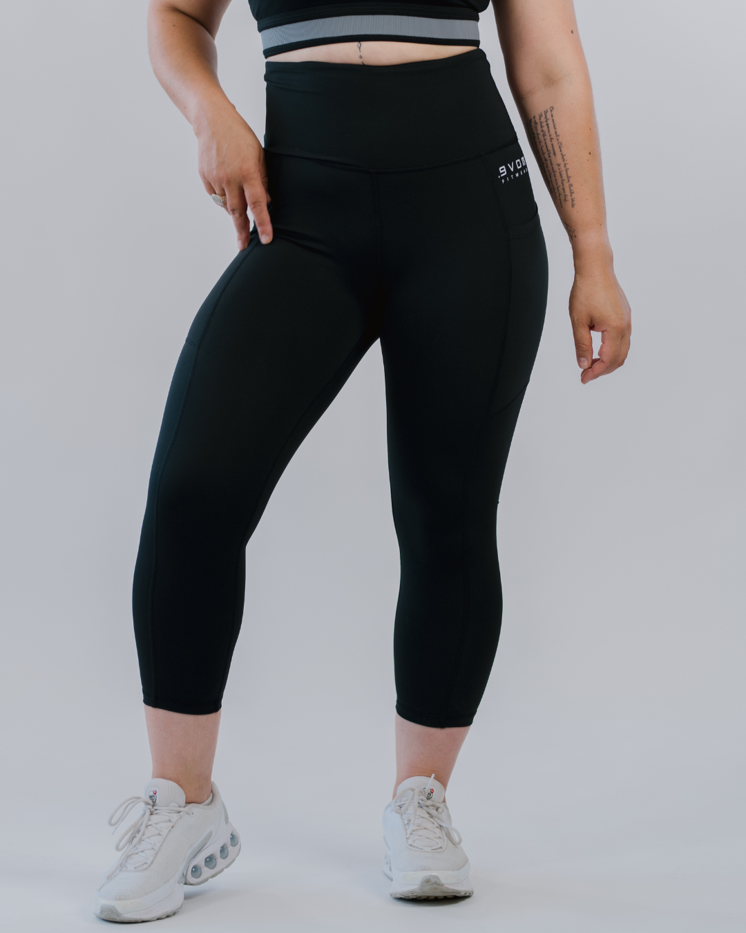 ERA One High Rise Compression Tights - 7/8 | by Evom Fitwear