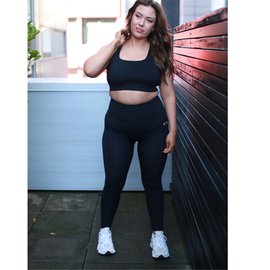 ERA One High Rise Compression Tights - Full Length | by Evom Fitwear