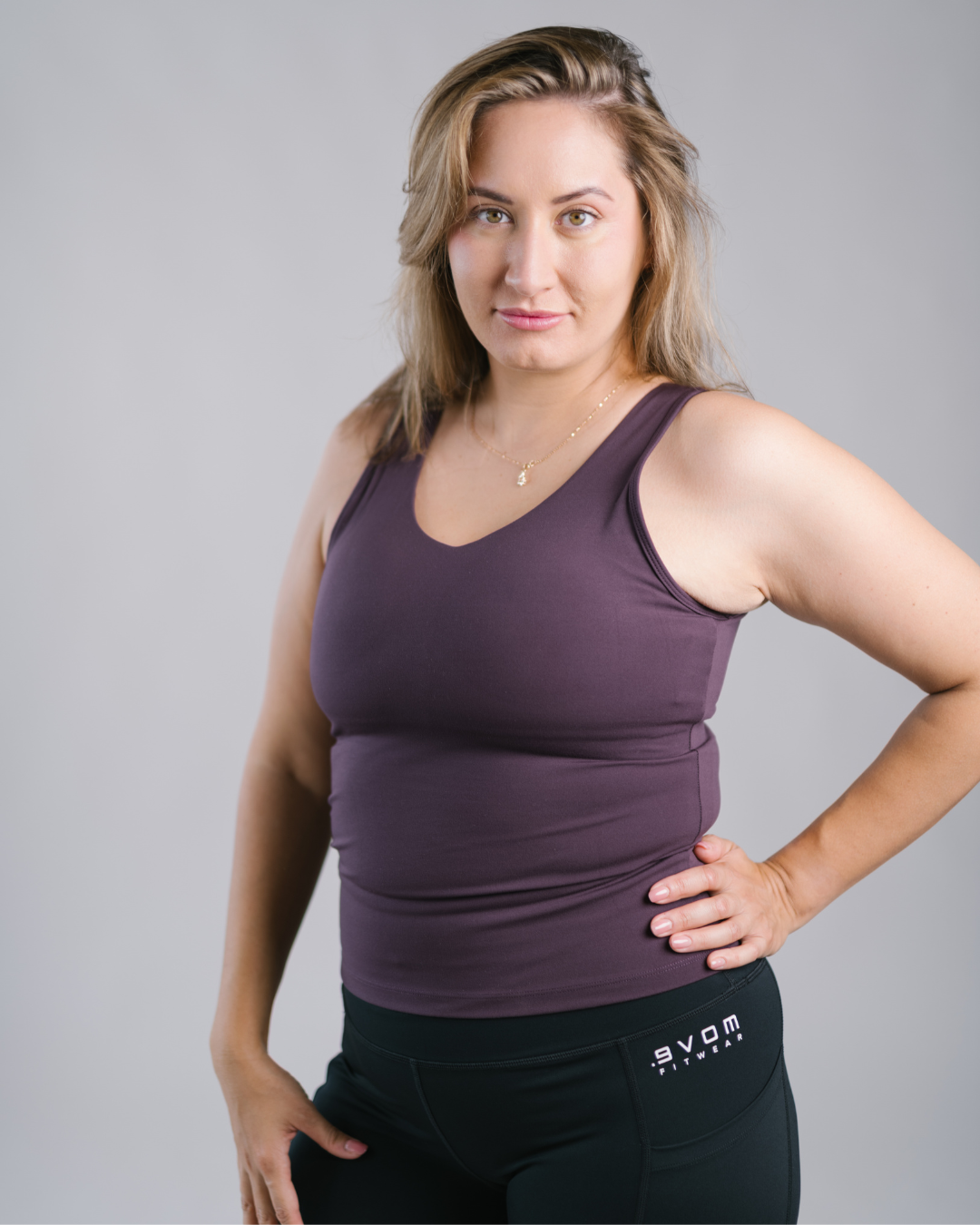The Singlet Bra - Plum | By Evom