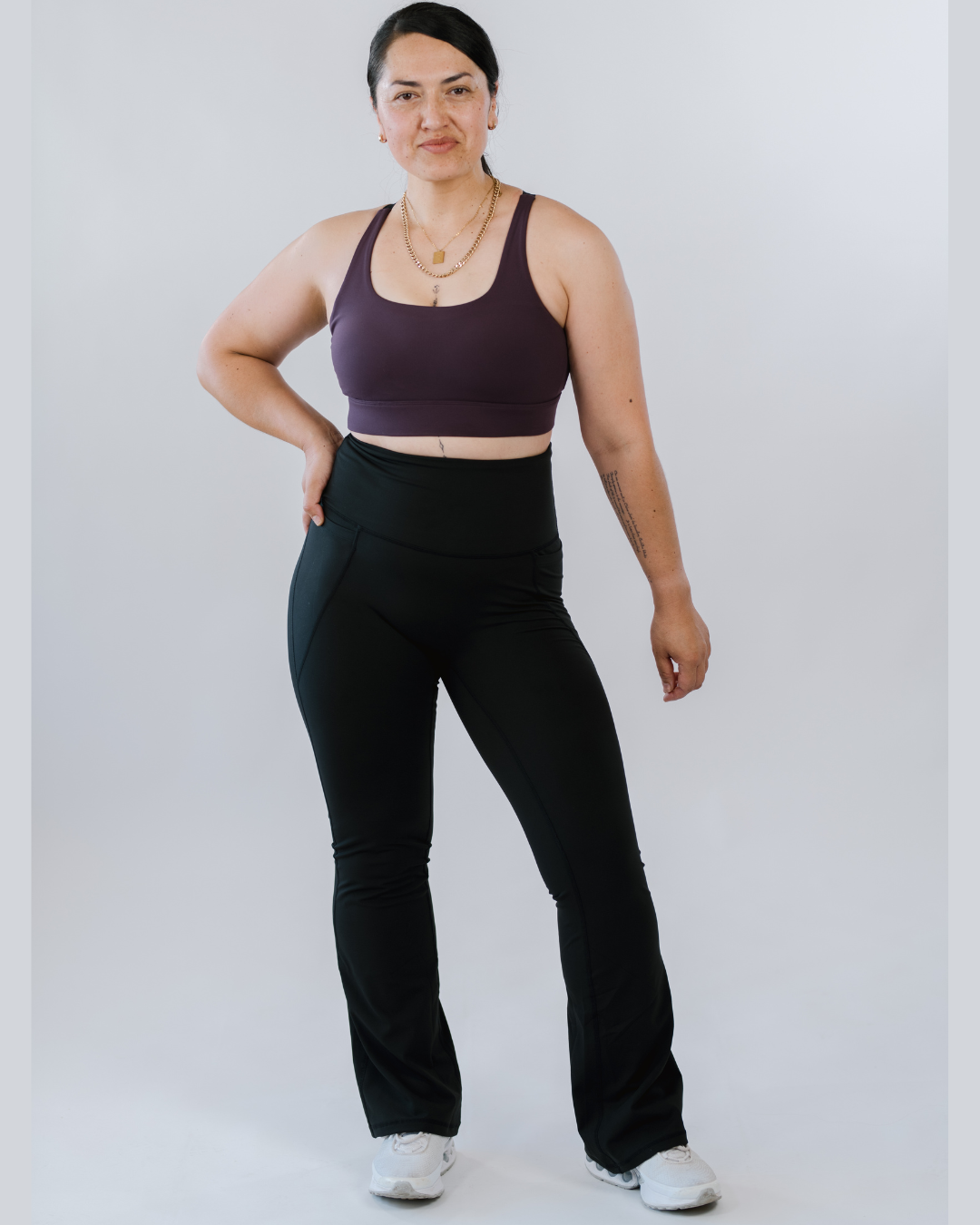 High Rise Core Shape Flares Shortie| by Evom Fitwear