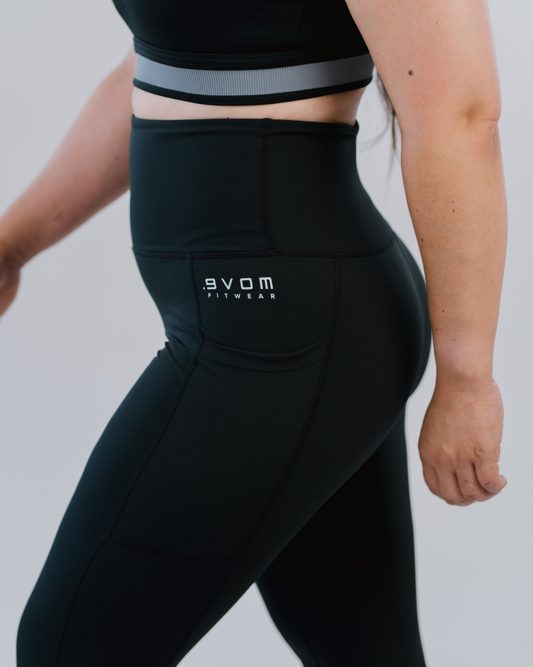 ERA One High Rise Compression Tights - Full Length | by Evom Fitwear