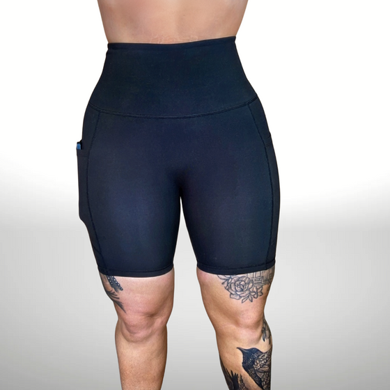 Mid Length Biker Compression Shorts | By Evom