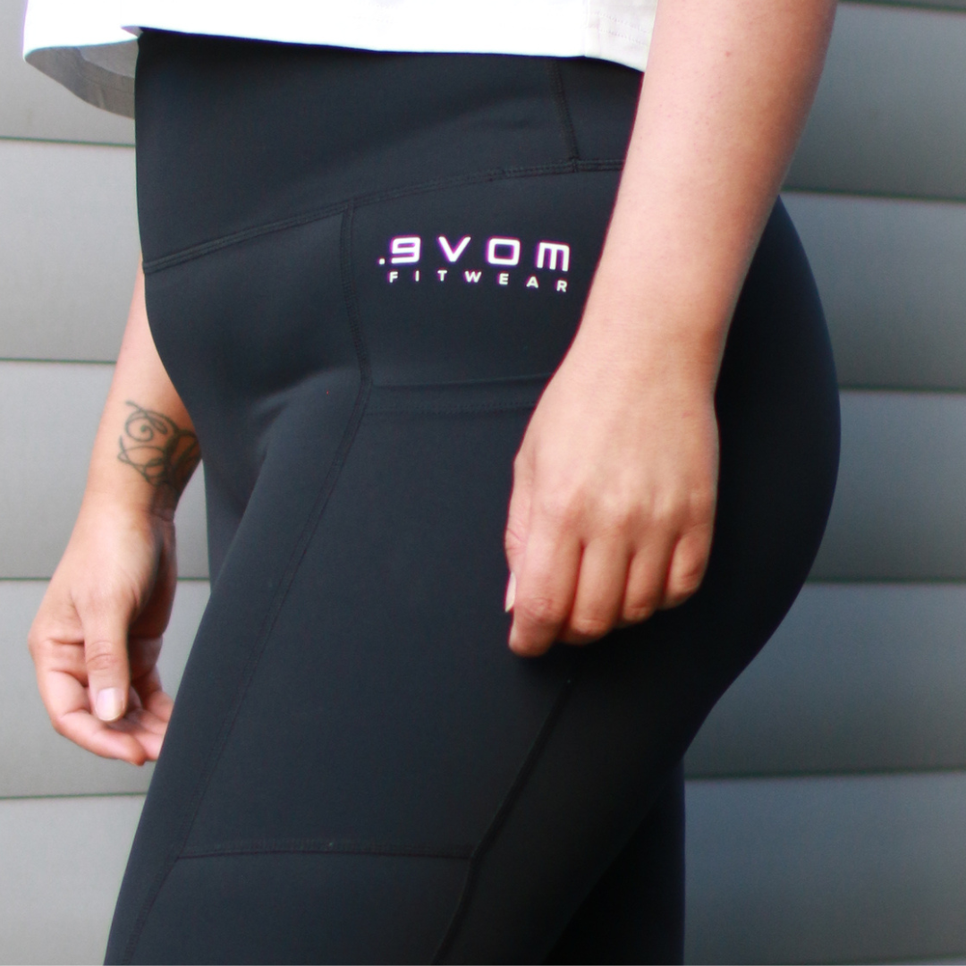 ERA One High Rise Compression Tights - Full Length | by Evom Fitwear