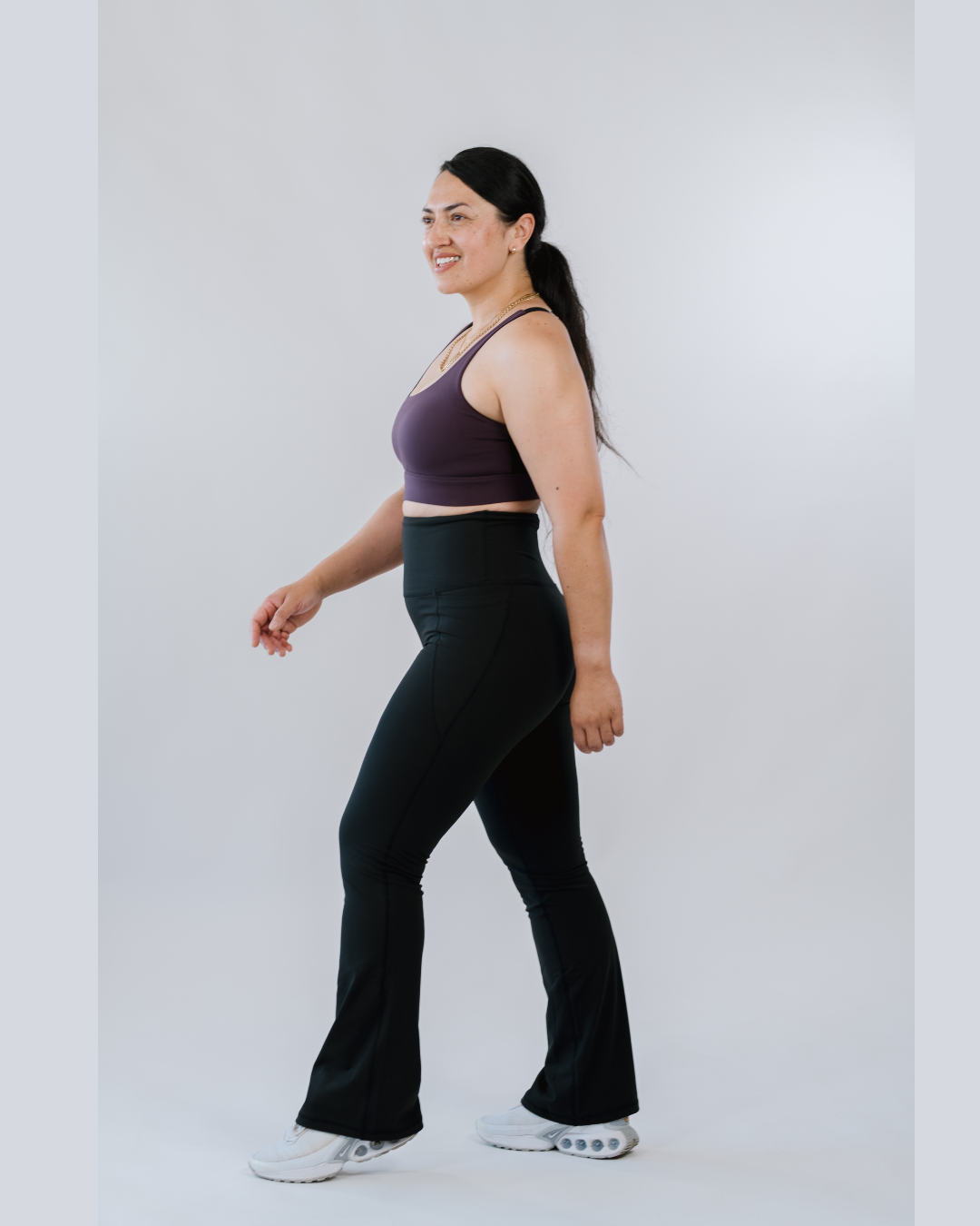 High Rise Core Shape Flares Shortie| by Evom Fitwear