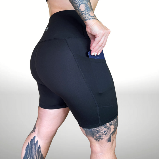 Mid Length Biker Compression Shorts | By Evom