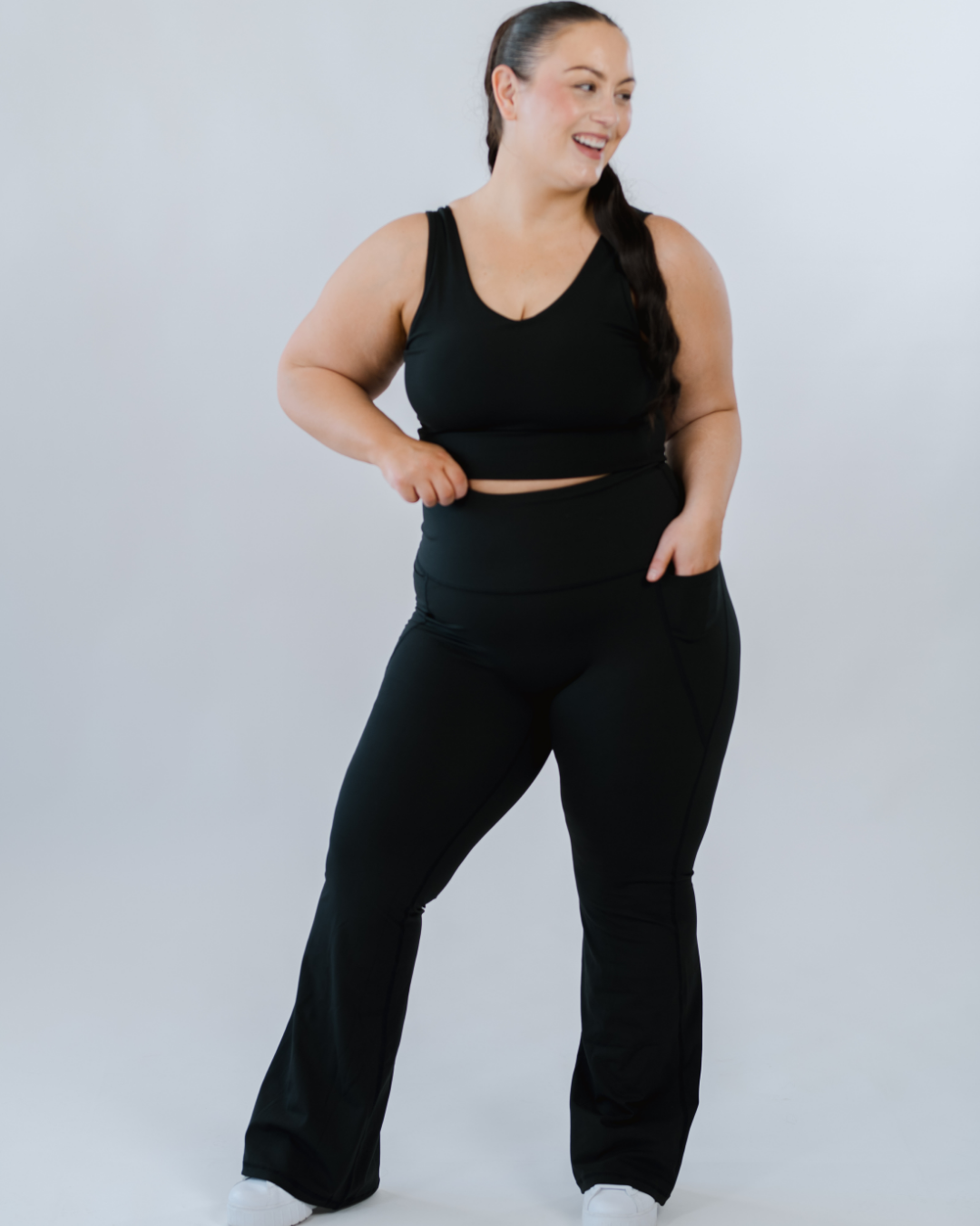 High Rise CoreShape Flares Tall | by Evom Fitwear