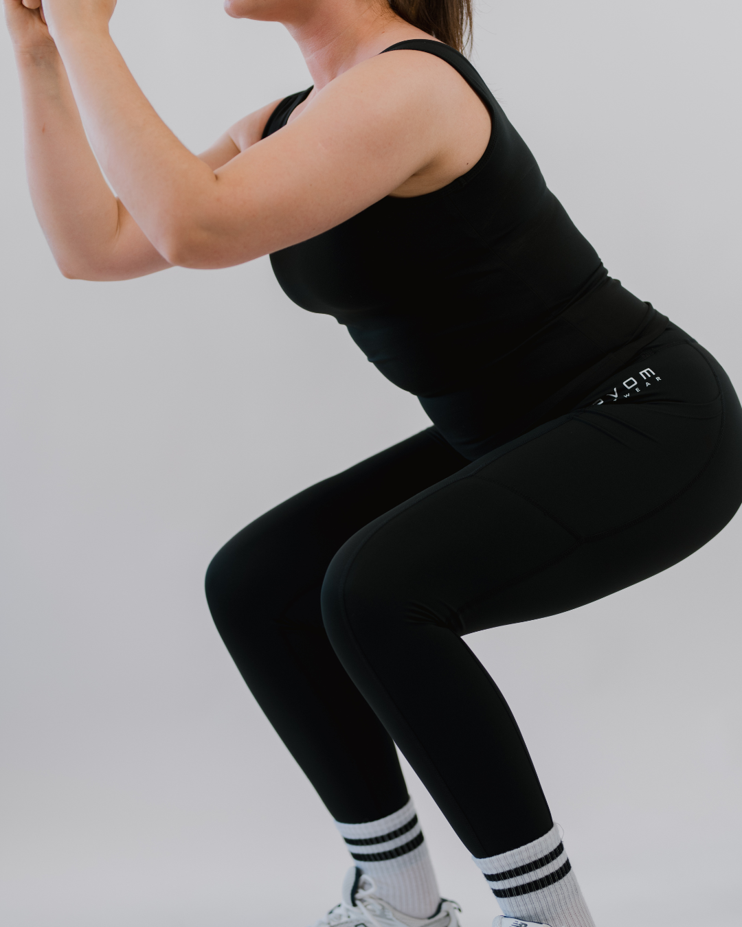 ERA One High Rise Compression Tights - Full Length | by Evom Fitwear