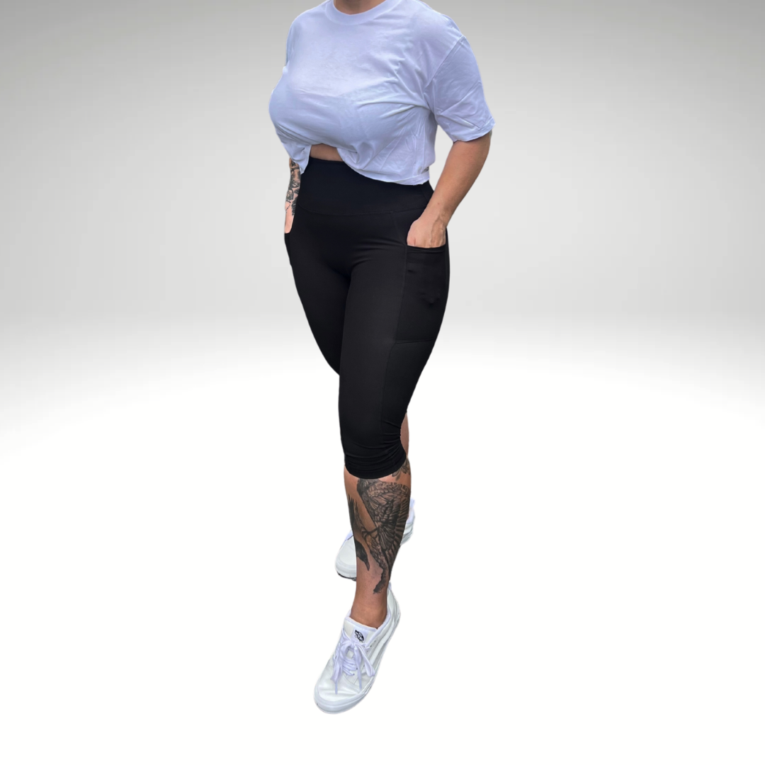 Capri 3/4 Compression Tights Leggings | By Evom