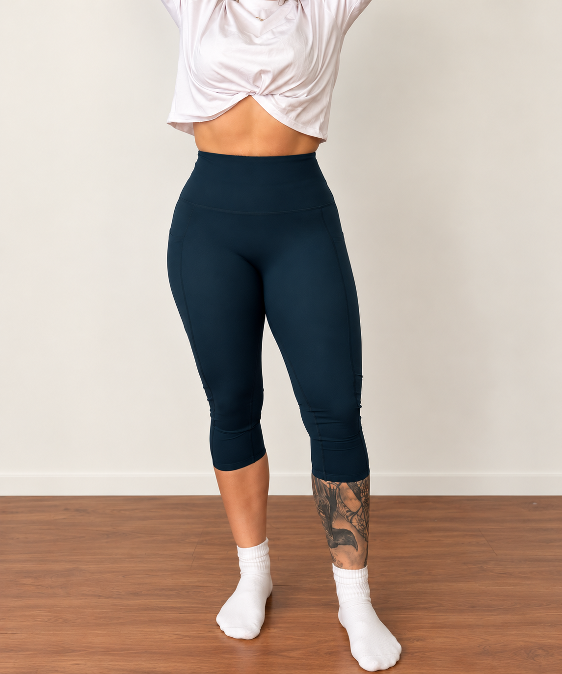 Midnight Blue tights 3/4