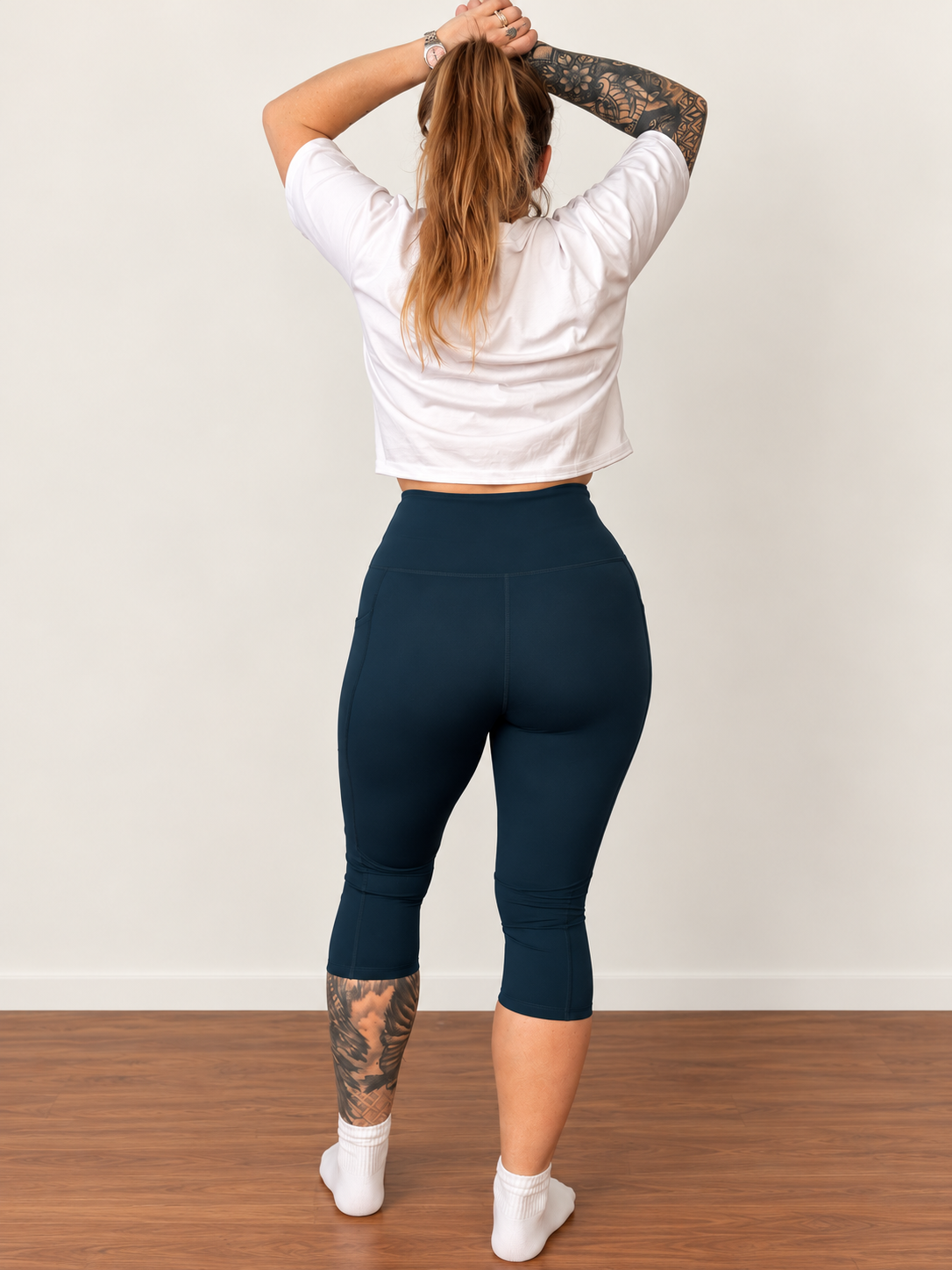 Midnight Blue tights 3/4