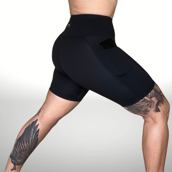Mid Length Biker Compression Shorts | By Evom